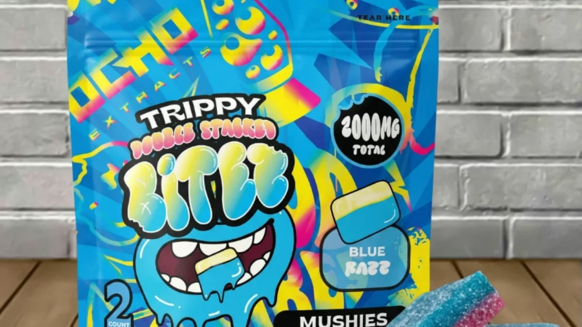 Trippy BITEZ Double Stacked Mushies 2000mg - Great CBD Shop