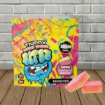Trippy BITEZ Double Stacked Mushies 2000mg - Sour Strawberry Lemonade -- 2ct