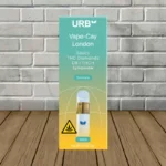 URB Vape-Cay London Saucy D8 THCh Diamonds Disposable 3g - Slurricane -- Indica