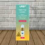 URB Vape-Cay London Saucy D8 THCh Diamonds Disposable 3g - Strawberry Gusher -- Sativa
