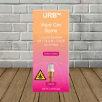 URB Vape-Cay Rome D8 THCb THCp Liquid Badder Cartridge 2g - Cotton Candy -- Hybrid