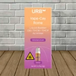 URB Vape-Cay Rome D8 THCb THCp Liquid Badder Cartridge 2g - Waterberry Kush -- Sativa