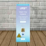 URB Vape-Cay THCa Iced Diamonds Disposable 3g - Blue Freeze -- Hybrid -- DISPOSABLE
