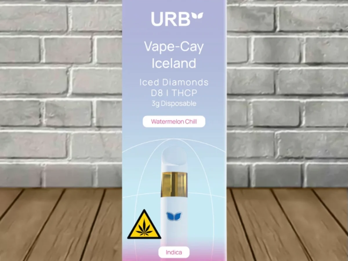 URB Vape-Cay THCa Iced Diamonds Disposable 3g - Great CBD Shop URB Vape-Cay THCa Iced Diamonds Disposable 3g - Great CBD Shop