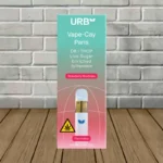 Urb Vape-Cay Paris THCa Live Sugar Disposable 3g - Strawberry Shortcake -- Pure Indica -- DISPOSABLE