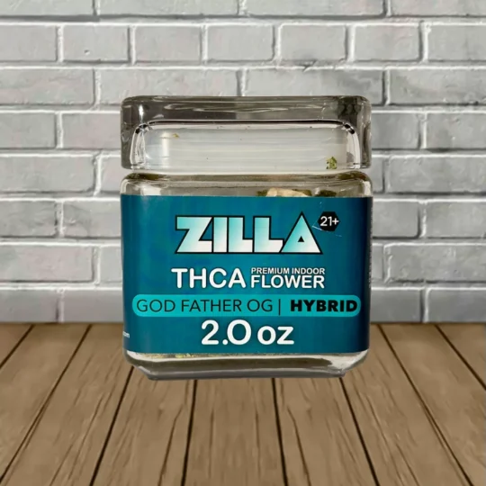 Zilla Premium THCa Indoor Flower 2oz 1ct Jar - Godfather OG -- Hybrid