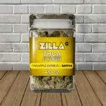 Zilla Premium THCa Indoor Flower 4oz 1ct Jar - Pineapple Express -- SativaHybrid