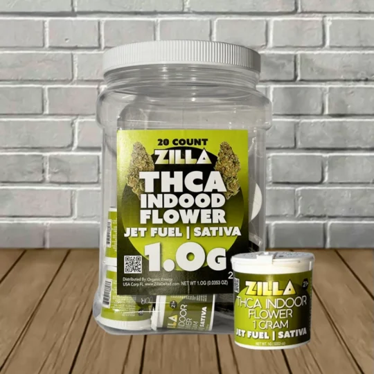 Zilla THCa Indoor Flower 1g x 20ct Jar Party Pack - Jet Fuel -- Sativa