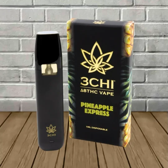 3CHI Delta 8 THC 1ml Disposable - Pineapple Express -- Sativa -- DISPOSABLE