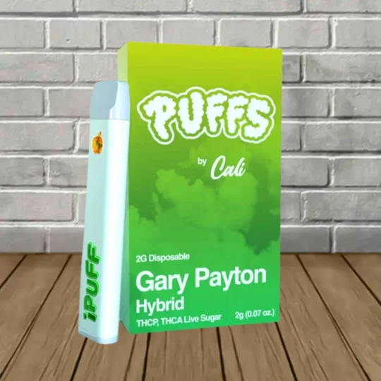 Cali Extrax Puffs THCa THCp Disposable 2G - Gary Payton -- Hybrid -- DISPOSABLE
