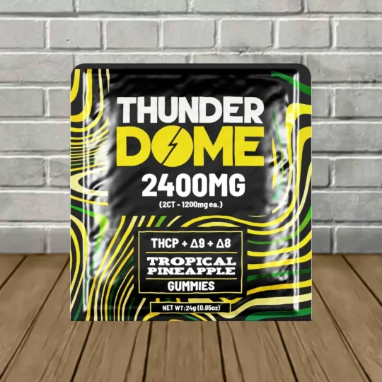 Domewrecker Thunderdome THCp D8 D9 Gummies 2400mg - Tropical Paradise -- 2ct Pack