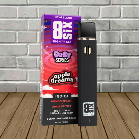 Eighty-Six Doze Series THCh + THCb + Delta 8 2g Disposable - Apple Dreams -- Indica -- DISPOSABLE