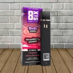 Eighty-Six Doze Series THCh + THCb + Delta 8 2g Disposable - Strawberry Snooze -- Hybrid -- DISPOSABLE