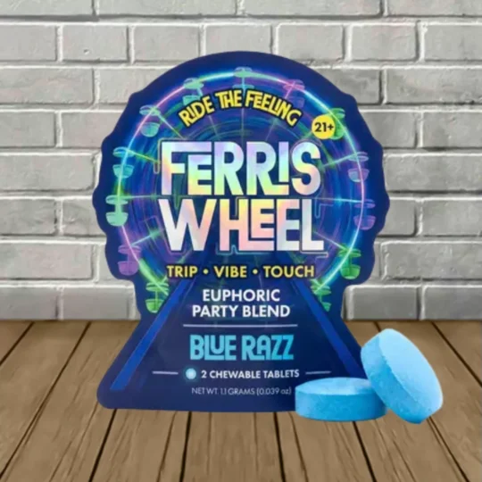 Ferris Wheel Kanna Euphoric Party Blend Tablets-Blue Razz -- 2ct pack