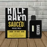 Half Bak'd Live Sauce THCa THCp 4g Disposable Vape - Magic Milk -- Sativa -- DISPOSABLE