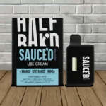Half Bak'd Live Sauce THCa THCp 4g Disposable Vape - Ube Cream --Indica -- DISPOSABLE
