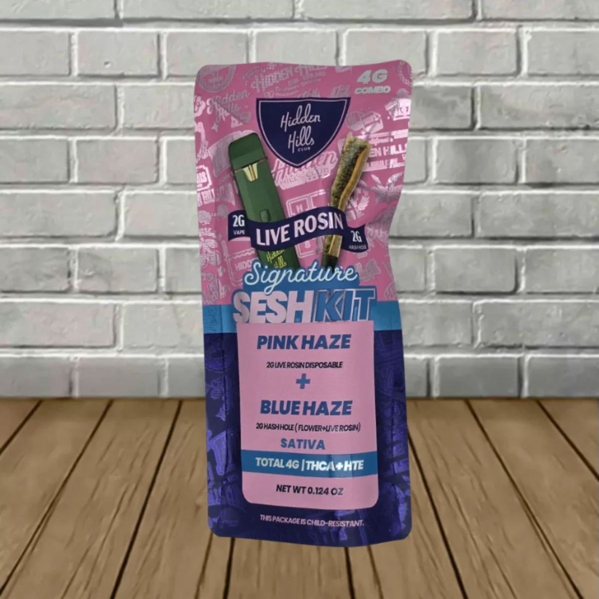 Hidden Hills Signature Sesh Kit Rosin THCa Blend Disposable 2g - Great CBD Shop Hidden Hills Signature Sesh Kit Rosin THCa Blend Disposable 2g - Great CBD Shop