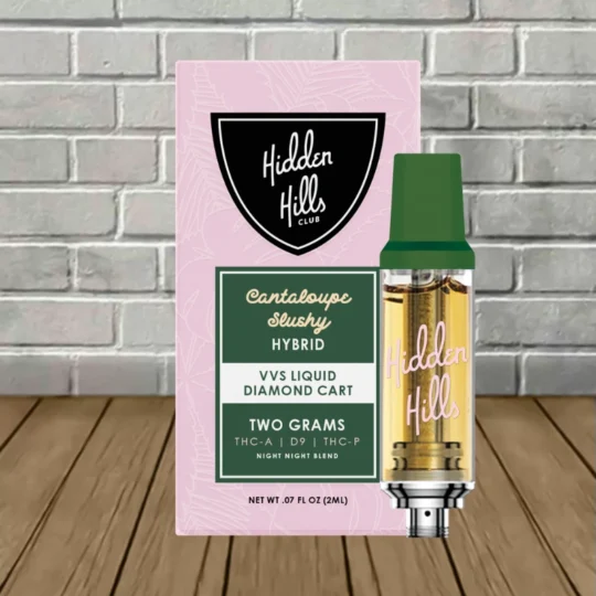 Hidden Hills THCa Night Night Blend Cartridge 2g-Cantaloupe Slushy -- Hybrid -- CARTRIDGE