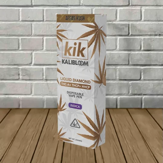 KIK Kalibloom Liquid Diamond Disposable 2g - Afghan Kush -- Indica -- DISPOSABLE