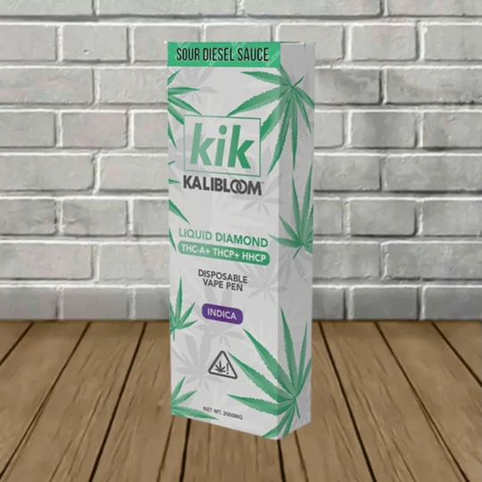 KIK Kalibloom Liquid Diamond Disposable 2g - Sour Diesel Sauce -- Indica -- DISPOSABLE