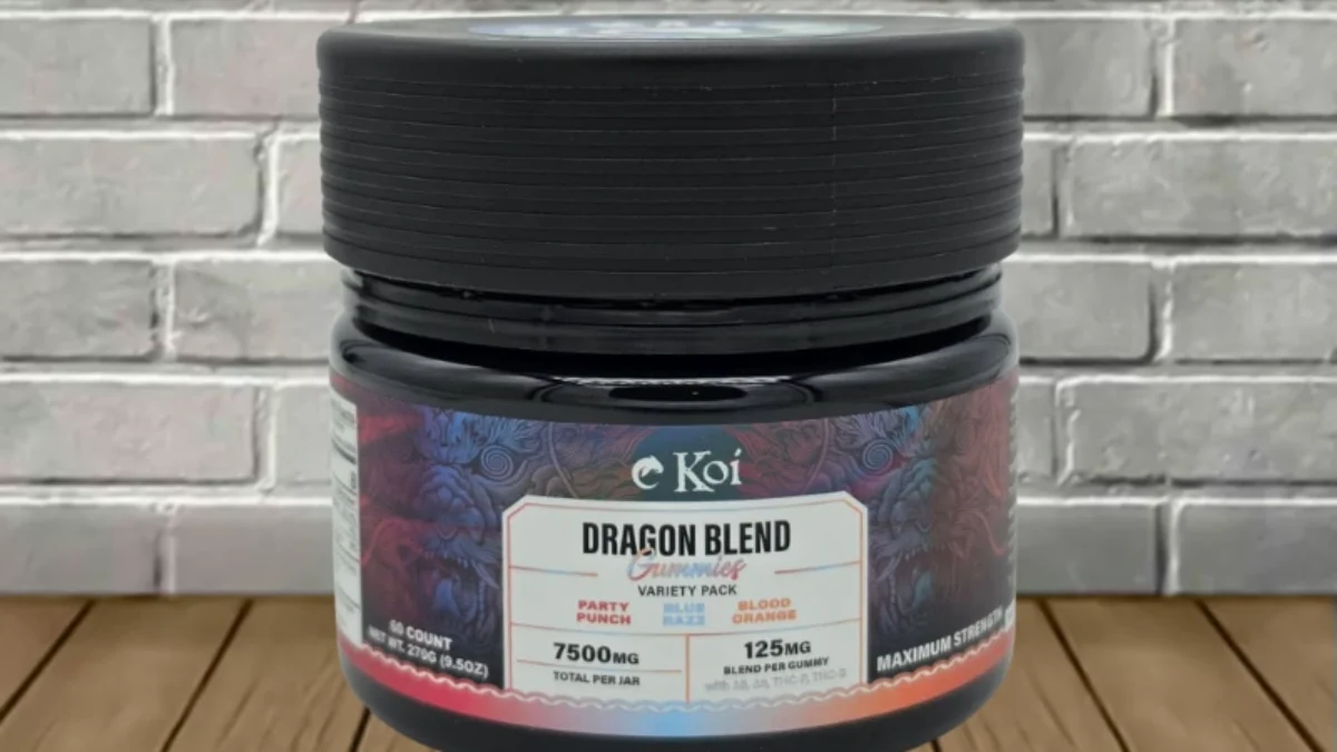 Koi Dragon Blend D9 | D8 | THCp | THCb Gummies 7500mg - Great CBD Shop