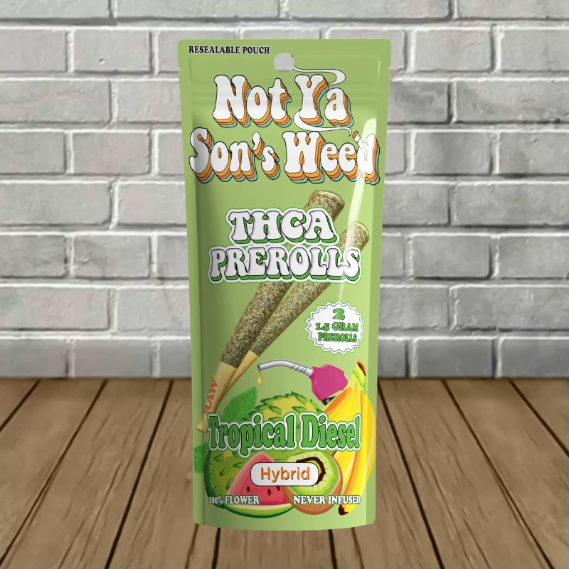 Not Ya Son's Weed THCa Prerolls 2ct-Tropical Diesel -- Hybrid