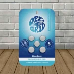 Off Grid High-Potency Mushroom Blend Tablets 5ct-Blue Razz -- 5ct Blister Pack