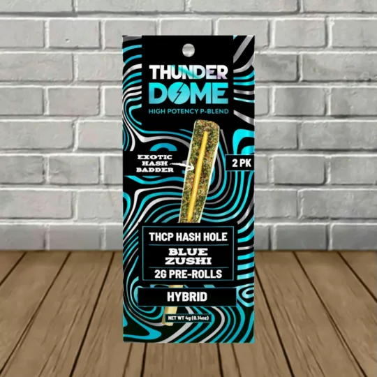 ThunderDome THCP Hash Hole Prerolls 2x2G - Blue Zushi -- Hybrid