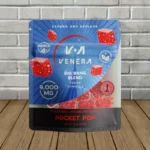 Venera Big Bang Blend D9 THCp THCa Gummies 9000mg-Rocket Pop -- Indica