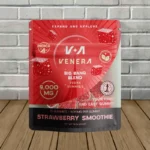 Venera Big Bang Blend D9 THCp THCa Gummies 9000mg-Strawberry Smoothie -- Indica