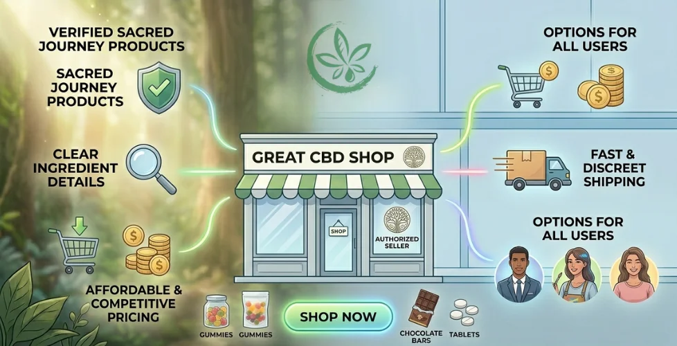 Why Buy Sacred Journey from Great CBD Shop?