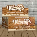 Wunder Magic Tryp Mushroom Chocolate Bars-Chocotryp Crunch -- 10ct Bar BULK CASE