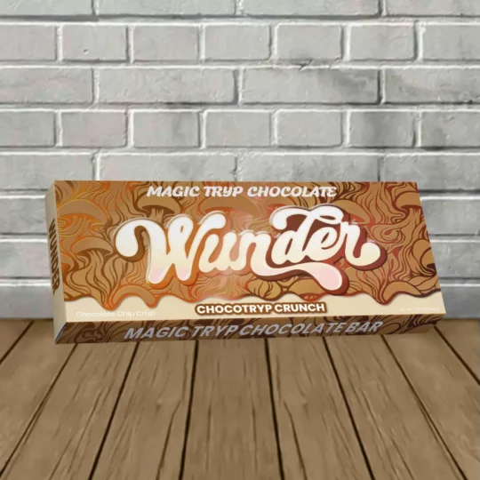 Wunder Magic Tryp Mushroom Chocolate Bars-Chocotryp Crunch -- Single Bar