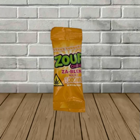 Zour Chewz D8 D9 THCp ZA Blend 1000mg-Citrus Sunburst