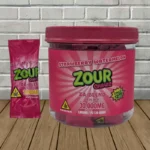 Zour Chewz D8 D9 THCp ZA Blend 1000mg-Strawberry Watermelon -- BULK CASE
