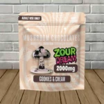 Zour Dream XXXTRA Strength Mushroom Chocolates 2000mg-Cookies & Cream