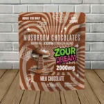 Zour Dream XXXTRA Strength Mushroom Chocolates 2000mg-Milk Chocolate