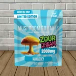Zour Dream XXXTRA Strength Mushroom Gummies 2000mg-Mangooey