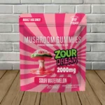 Zour Dream XXXTRA Strength Mushroom Gummies 2000mg-Sour Watermelon