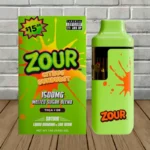 Zour Melted Sugar Blend Disposable 1.5mg-Citrus Sunburst -- Sativa -- DISPOSABLE