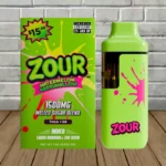 Zour Melted Sugar Blend Disposable 1.5mg-Watermelon Marshmellow -- Indica -- DISPOSABLE