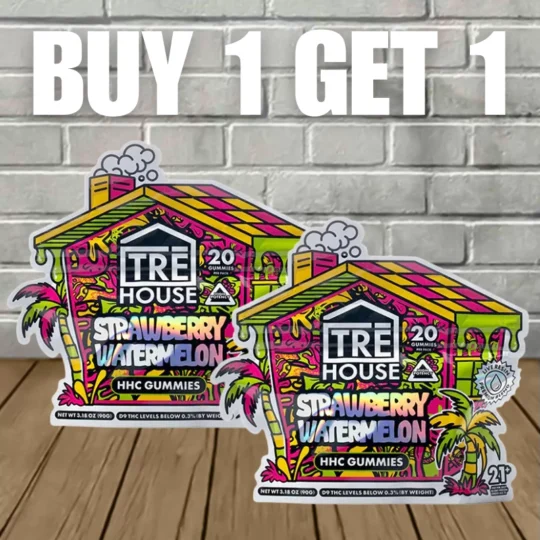 B1G1 TRE House Strawberry Watermelon HHC Gummies 20ct