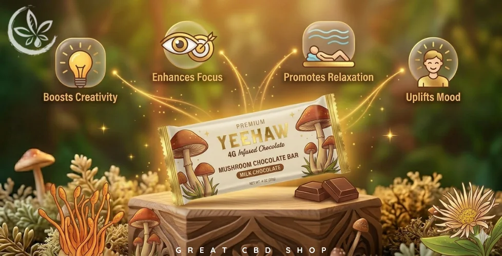 Benefits of Yeehaw Mushroom Chocolate