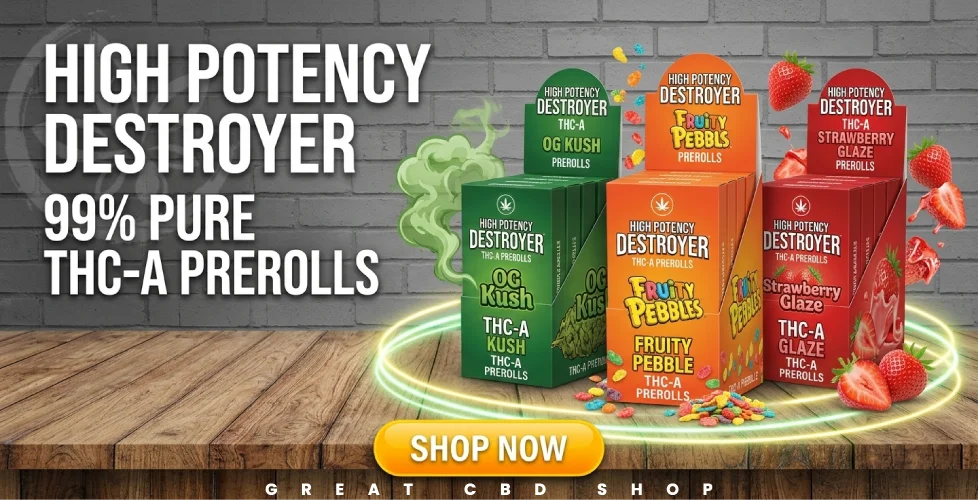 Destroyer THCa Prerolls 3ct & Snow Edition Prerolls