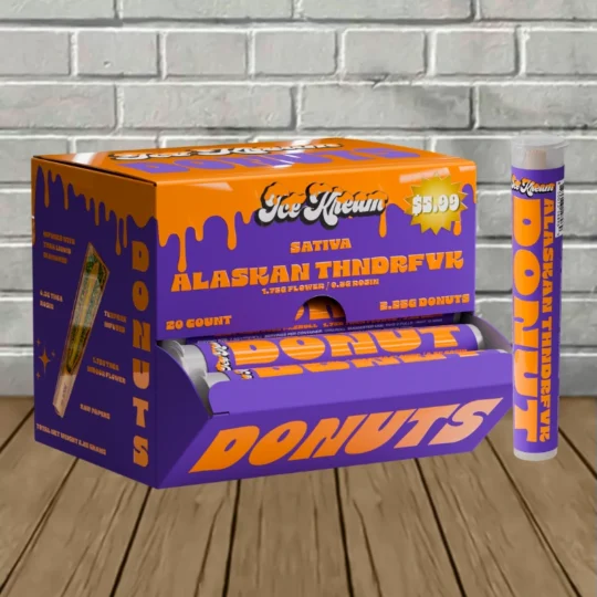 Ice Kream Donuts Preroll 2.5g-Alaskan Thunder Fvk -- Sativa -- 1ct Single Preroll