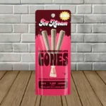 Ice Kream THCa Cones Prerolls 4.5g-Black Cherry Gelato -- Hybrid -- 3ct Preroll Pack