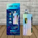 Lost THC Rainbow Edition Blue Lotus Disposable 7.5g-Lemon Cherry Zelato -- Best of Both -- DISPOSABLE