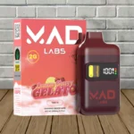 Mad Labs THCa Diamond Sauce Disposable 2g-Lemon Cherry Gelato -- Sativa -- DISPOSABLE