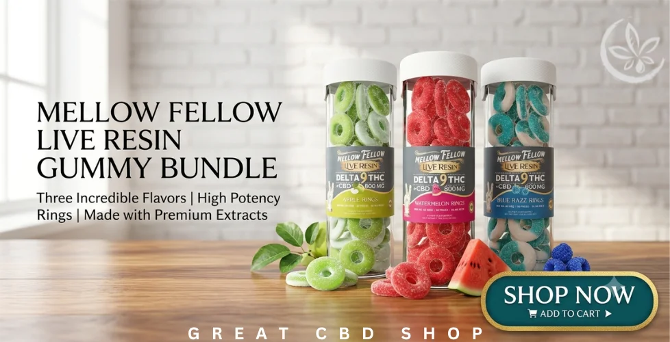 Mellow Fellow Live Resin Delta 9 Gummies