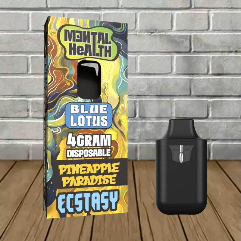 Mental Health Blue Lotus Disposable 4g-Pineapple Paradise -- Ecstasy -- DISPOSABLE